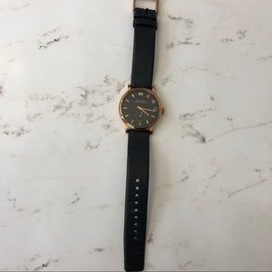 Marc Jacobs leather strap watch